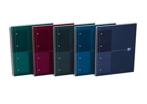 Cahier grand format Oxford International Reliure intégrale Ligné 6 mm 160 pages Modèle aléatoire