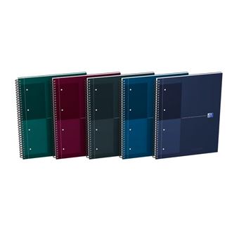Cahier grand format Oxford International Reliure intégrale Ligné 6 mm 160 pages Modèle aléatoire - 1