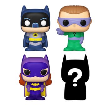 Pack de 4 figurines Funko Bitty Pop DC Batman Adam West