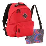 Sac à dos Bodypack personnalisable avec 2 poches Rouge