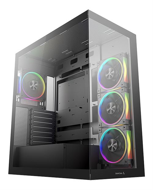 Deepcool gaming CG580 4F V2 moyen tour ARGB avec panneau latéral verre trempé Noir - vue 8