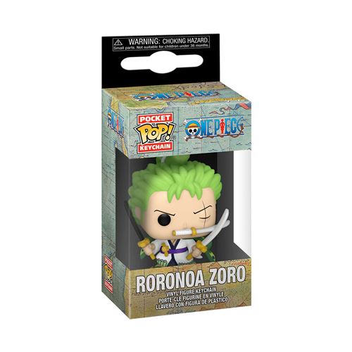 Funko Pop! Keychain: One Piece Roronoa Zoro Mini Figurine en Vinyle à Collectionner Porte clés Fantaisie Cadeau de Noël Idée de Cadeau Produits Officiels Anime Fans Mini Figurine - vue 2