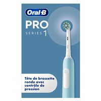 Brosse à dents électrique Oral-B Pro 1 Bleue Cross Action avec 1 brossette
