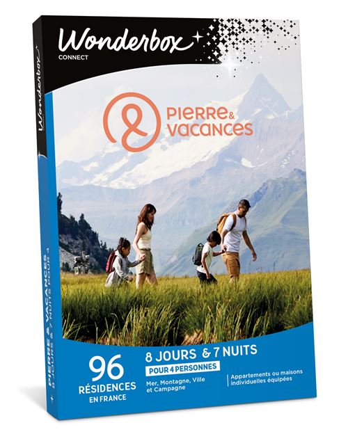 Coffret cadeau Tick nBox Pierre Vacances Semaine en Famille