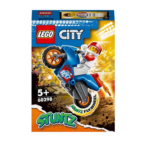 LEGO 60298 RAKET STUNTMOTOR LA MOTO DE CASCADE FUSEE