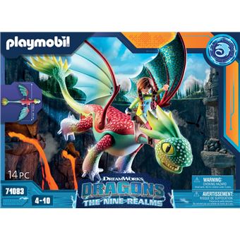 Playmobil Dragons 71083 The Nine Realms Feathers and Alex