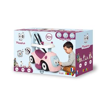 Porteur auto Smoby Maestro balade Rose et Bleu