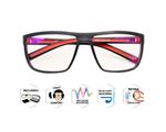 Lunettes Gaming anti-rayons bleus Subsonic Raiden Noir et rouge