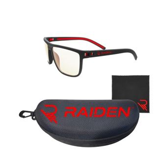 Lunettes Gaming anti-rayons bleus Subsonic Raiden Noir et rouge