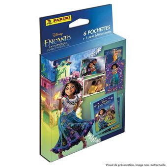 Panini - Jeu de cartes Panini Encanto La Fantastique Famille Madrigal  Blister de 6 pochettes - Carte à collectionner - Rue du Commerce
