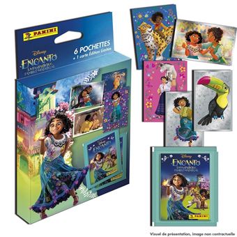 Jeu de cartes Panini Encanto La Fantastique Famille Madrigal Blister de 6 pochettes