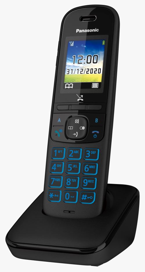 Téléphone sans fil Panasonic KX-TGH710 Noir