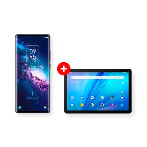 Pack Smartphone TCL 20 Pro 6.67 256 Go Double SIM 5G Gris + Tablette TCL 10S 10.1 32 Go WiFi Bleu