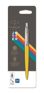 PARKER Jotter Originals Stylo bille, jaune, pointe moyenne, sous blister