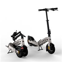 Trottinette électrique Pure Electric Pure Advance Flex 500 W Argent Platine Métallisé