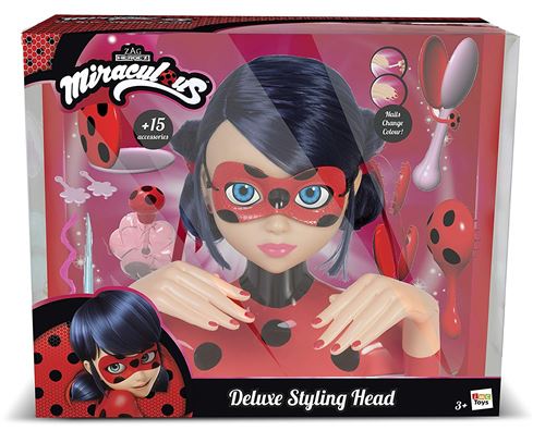 Playset IMC Toys Tête à coiffer de luxe Miraculous Ladybug