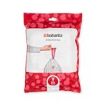 Sacs poubelle Brabantia PerfectFit, Code Y, 20 L Blanc