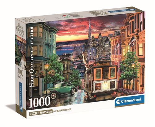 Puzzle Compact Clementoni San Francisco 1000 Pièces