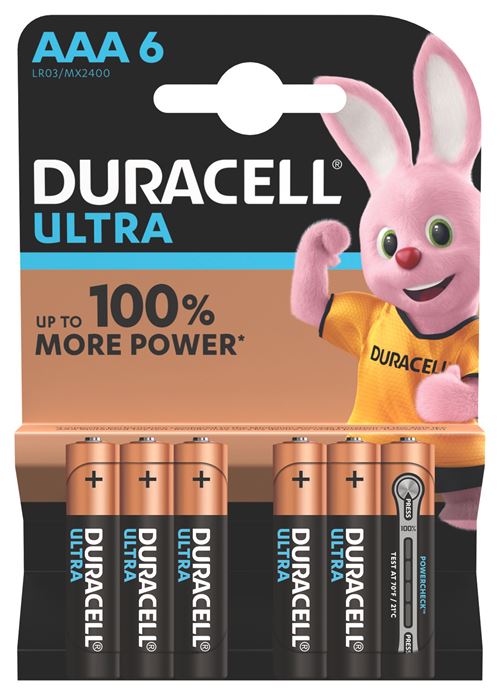 Duracell Ultra Power MX2400 - Batterie 6 x AAA - Alcaline