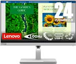 Ecran PC Gaming Lenovo L24m-40 23,8'' Full HD Blanc et Gris