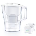 Carafe filtrante Brita Aluna 2 mois Maxtra Pro-All-in-1 1051522 Blanc