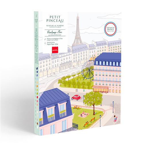 Peinture au numéro La Petite Epicerie Petit Pinceau Printemps à Paris