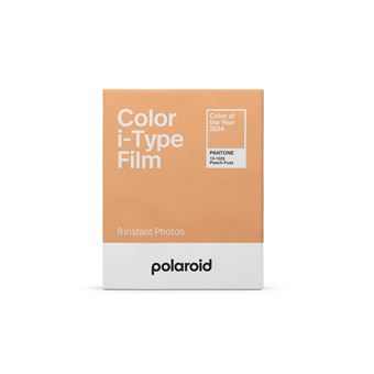 Pack de 8 films Polaroid i-Type Couleur Edition Pantone pour Appareil photo Instantané Peach Fuzz