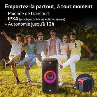 Enceinte sono DJ sans fil Bluetooth LG Xboom XL5s Noir