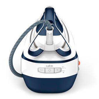 Centrale vapeur Calor Pro Express Ultimate II GV9712C0 reconditionnée Bleu métal Blanc