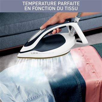 Centrale vapeur Calor Pro Express Ultimate II GV9712C0 reconditionnée Bleu métal Blanc