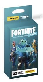 Blister de 4 pochettes Panini Fortnite Trading Cards International