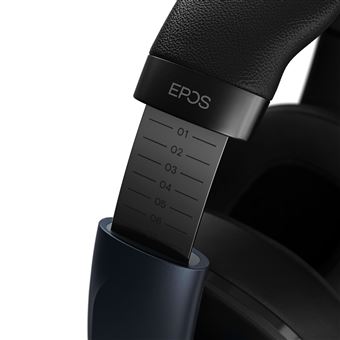 Casque gaming filaire Epos H6PRO à acoustique fermée Noir