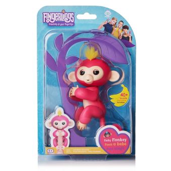 Ella Fingerlings Glitter Monkey Purple Wowwee Wowwee Fingerlings Rose