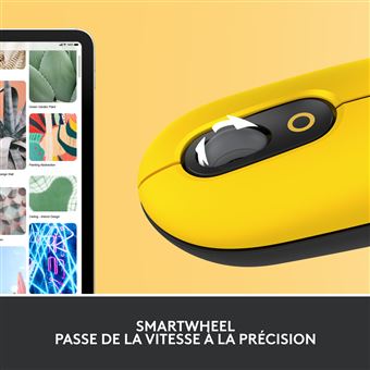 Souris sans fil Logitech POP Blast Jaune