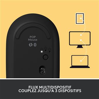 Souris sans fil Logitech POP Blast Jaune