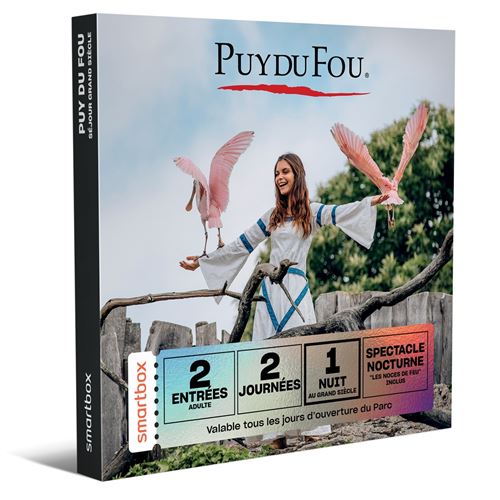 Coffret cadeau SmartBox Puy du Fou séjour au Grand Siècle