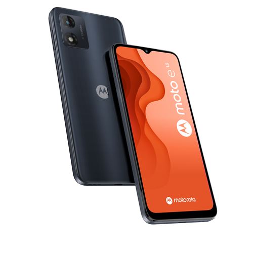 Smartphone Motorola E13 6,5 Double nano SIM 64 Go Noir cosmique