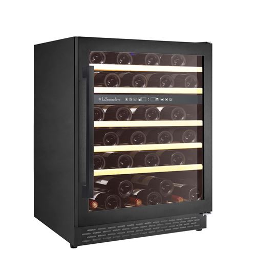 Cave à vin de service encastrable La Sommeliere Gamme Prestige LSBU51DB2 51 bouteilles Noir - La sommeliere