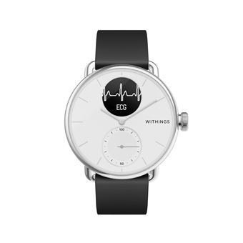 Montre connectée Withings Scanwatch 38mm Blanc
