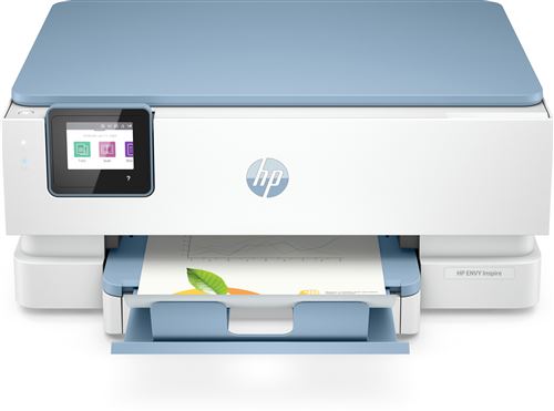 Imprimante multifonction Tout-en-un HP Envy Inspire 7221e Blanc et gris