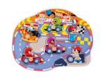 Puzzle Janod Happy Racing 6 pièces