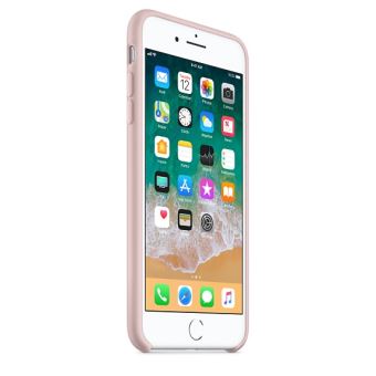 apple coque en silicone pour iphone 8 / iphone 7 - rose des sables