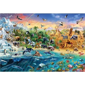 Puzzle 1500 pièces Ravensburger 99 Monde Sauvage