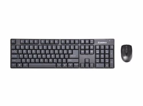 Clavier et souris sans fil It Works CS05 PB Noir
