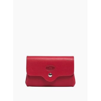 Porte monnaie Le Tanneur Sans Couture Rouge cerise Porte monnaie Equipements sportifs fnac