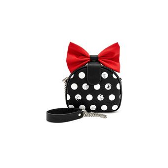 MINNIE POLKA BIG RED BOW CROSSBODY BAG