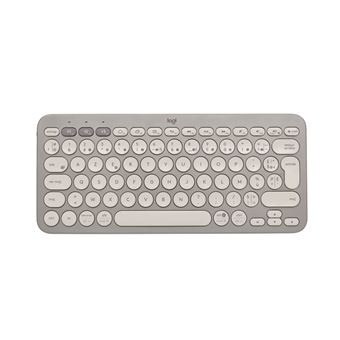 Clavier sans fil Bluetooth Logitech K380 Multidispositif Sand - 1