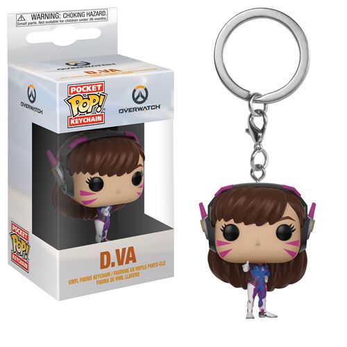 Figurine Porte-clés Funko Pop Pocket Overwatch D.Va