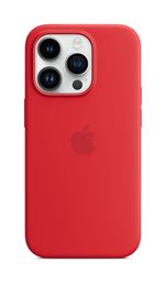 Apple - (PRODUCT) RED - coque de protection pour téléphone portable - avec MagSafe - silicone - rouge - pour iPhone 14 Pro