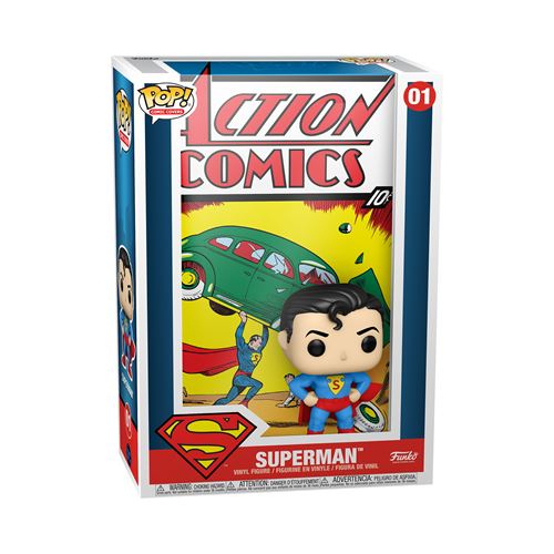 Figurine Funko Pop Superman Action Comics cover N°01 État correct - Funko reconditionné disponible sur Fnac